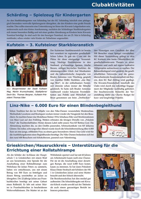 K1news - Kiwanis International Distrikt Österreich