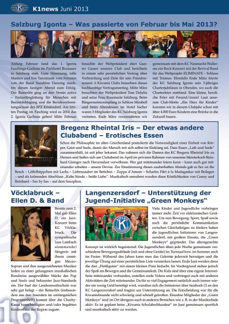 K1news - Kiwanis International Distrikt Österreich