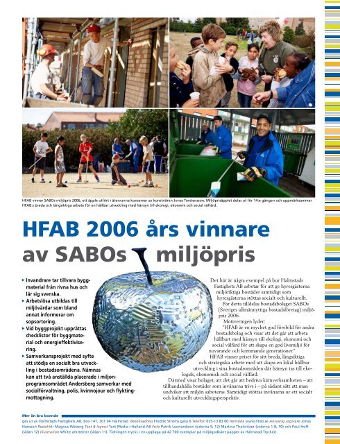 Nr 3 2006 - Halmstad Fastighets AB