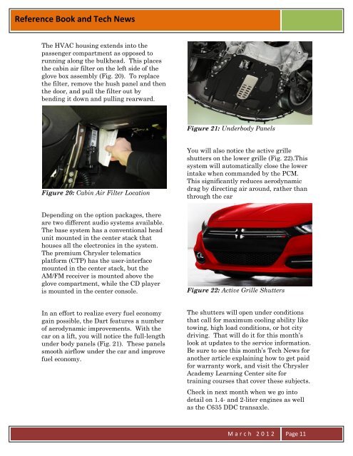 Reference Book and Tech News - Chrysler Academy