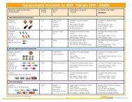 Pharmacological Treatments for ADHD - February 2010 ... - CADDRA