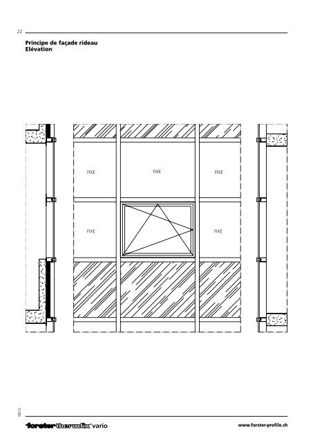 Système de profilés pour façades légères isolantes ... - Forster Profile