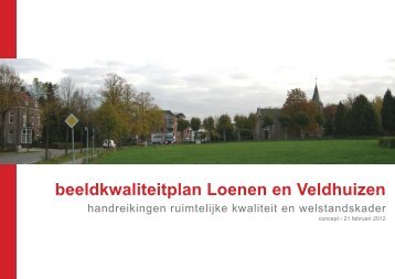 Beeldkwaliteitplan Loenen en Veldhuizen - Gemeente Apeldoorn