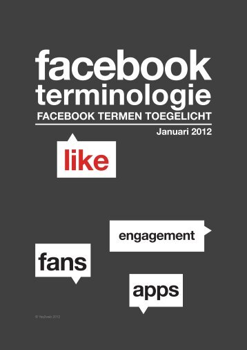 Facebook Terminologie - Yes2web