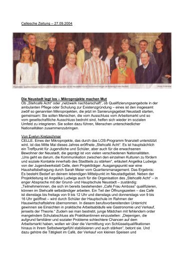 Cellesche Zeitung – 27.09.2004 Die Neustadt legt los - CJD ...