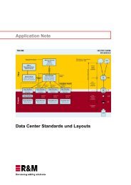 Application Note Data Center Standards und Layouts