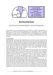 Dr tobias dubbele punt reinigen tijdens het geven van borstvoeding