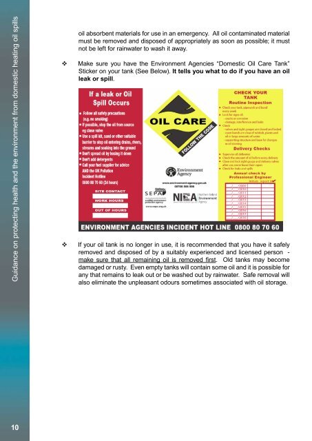 Domestic Heating Oil Tank Guidance - Pembrokeshire County Council