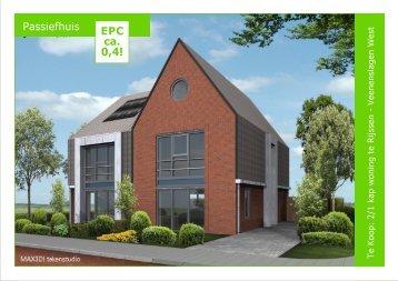 Passiefhuis EPC ca. 0,4! - Villa Nova Bouw