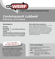 Lubbeek - EcoWerf