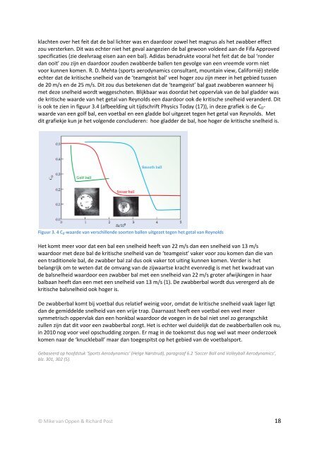 Profielwerkstuk voetbal & natuurkunde - KNAW Onderwijsprijs