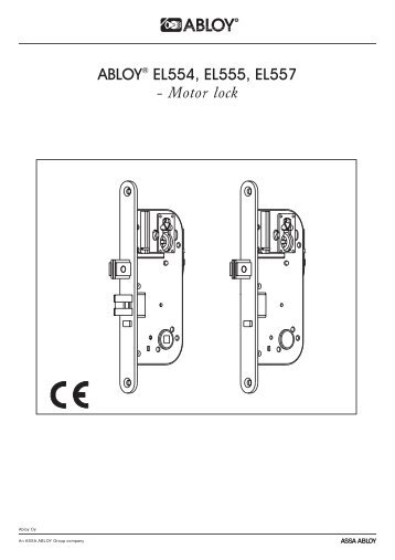 ABLOY® EL554, EL555, EL557 – Motor lock - Ruko e-shop