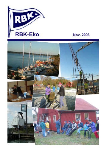 RBK-eko november 2003 - Rangsta Båtklubb