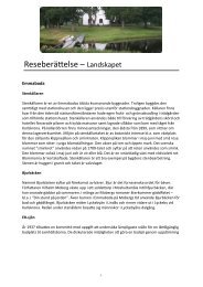 Reseberättelse – Landskapet - Glasriket