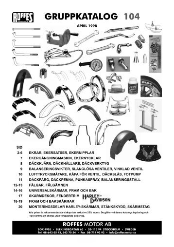 Ladda hem katalogen - Roffes Motor