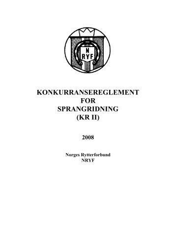 Konkurransereglement sprang