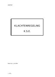 klachtenregeling kse - Katholieke scholengemeenschap Etten-Leur