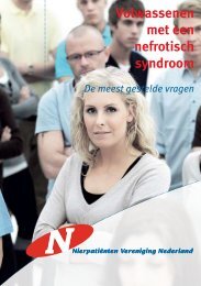 Volwassenen met een nefrotisch syndroom - Mijn Zorgpagina