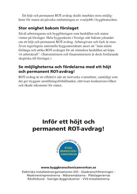 Alla tjänar på ROT-avdrag! - Publikationer från Sveriges ...