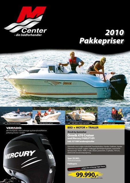 Ekskl. lev. omk. 3.500,- 2010 Pakkepriser - Mercury