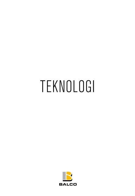 Teknologi - Balco