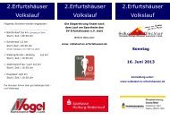 2.Erfurtshäuser Volkslauf 2.Erfurtshäuser Volkslauf 2.Erfurtshäuser ...