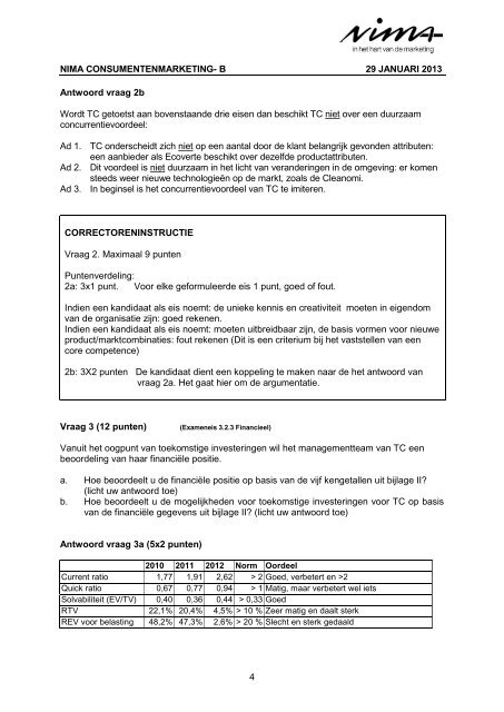 nima consumentenmarketing- b 29 januari 2013 1 vragen, defintieve ...