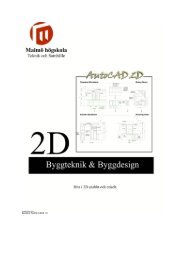 AUTO-CAD 2009 - GRUNDKURS i 2D