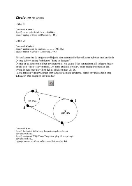 AUTO-CAD 2009 - GRUNDKURS i 2D