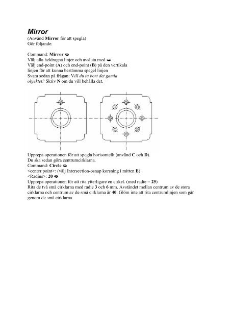 AUTO-CAD 2009 - GRUNDKURS i 2D