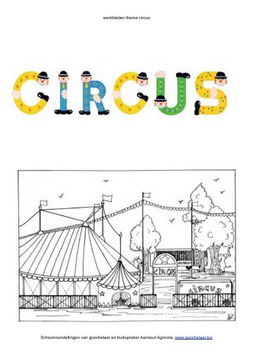werkbladen thema circus Schoolvoorstellingen ... - Arend Landman