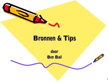 Lezing Bronnen (PDF) - HCC!ZO-Brabant