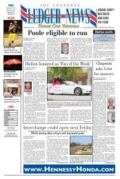 Poole eligible to run - Index of - The Cherokee Ledger-News