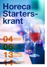 Horeca Starterskrant - Svh