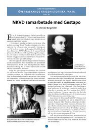 NKVD samarbetade med Gestapo - Krigsmyter