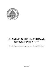 rapport (pdf) - Dramaten