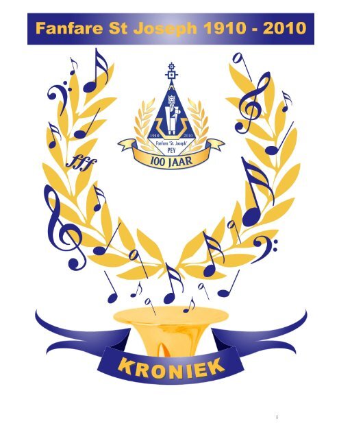 Kroniek Fanfare St Joseph Pey