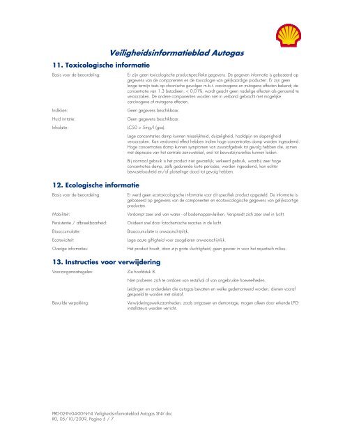 Veiligheidsinformatieblad Autogas - Hako