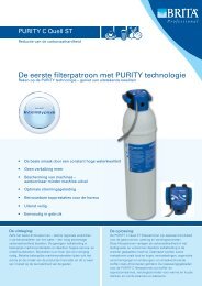 De eerste filterpatroon met PURITY technologie - Eloma