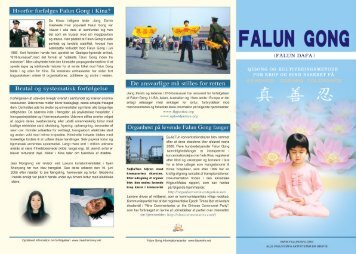 Hvorfor forføles Falun Gon; i Kina? - Falun Dafa in Europe