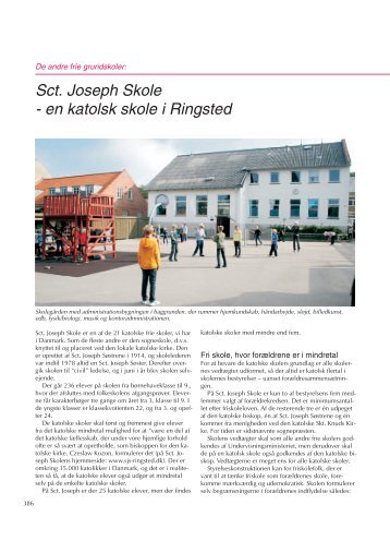 Sct. Joseph Skole - en katolsk skole i Ringsted - Friskolebladet