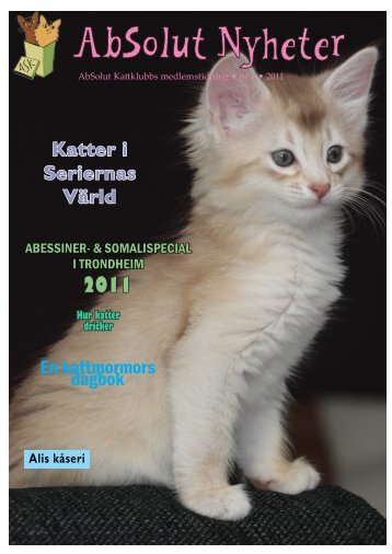Nr 1/2011 - AbSolut Kattklubb