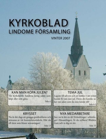 Kyrkoblad Vinter 2007, tema jul - Lindome församling