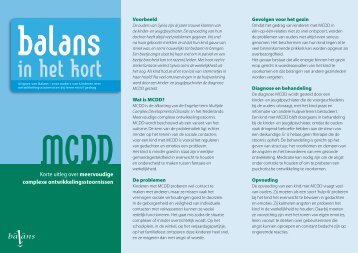Folder MCDD - GGZ Oost Brabant
