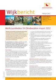 GD1207 wijkbericht Oktoberplein.indd - Utrecht Bereikbaar