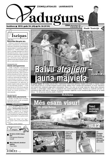 Balvu ātrajiem – jauna mājvieta Balvu ātrajiem – jauna ... - Vaduguns