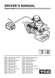 DRIVER'S MANUAL - VBG