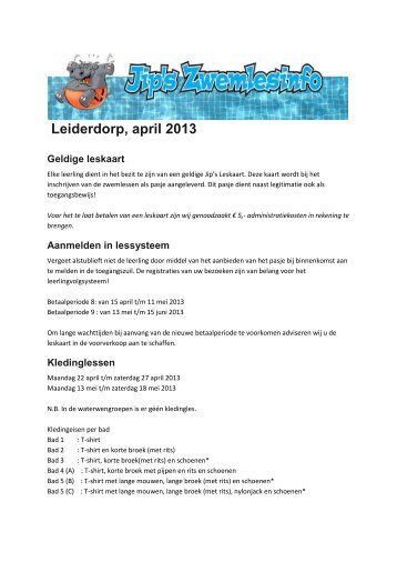 Leiderdorp, april 2013 - Sportfondsen