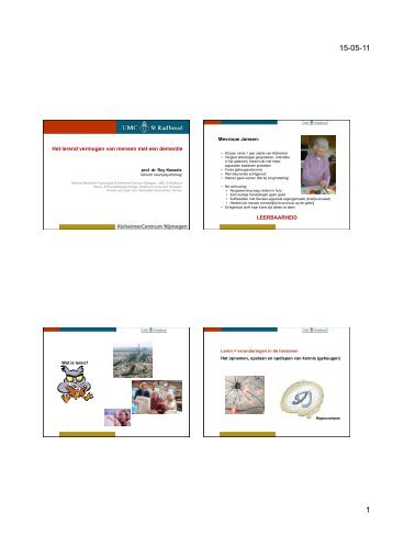 Hand-out presentatie Roy Kessels.pdf - StudieArena