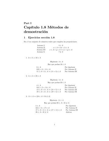 Capitulo 1.8 Métodos de demostración - TEC Digital